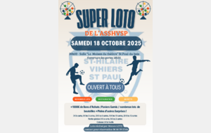 18 Octobre : Une pluie de cadeaux grâce au SUPER LOTO